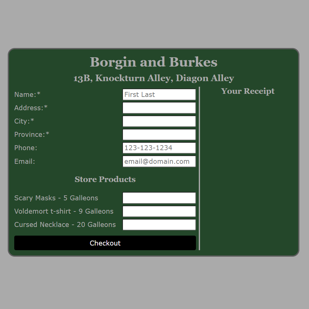 Project screen shot